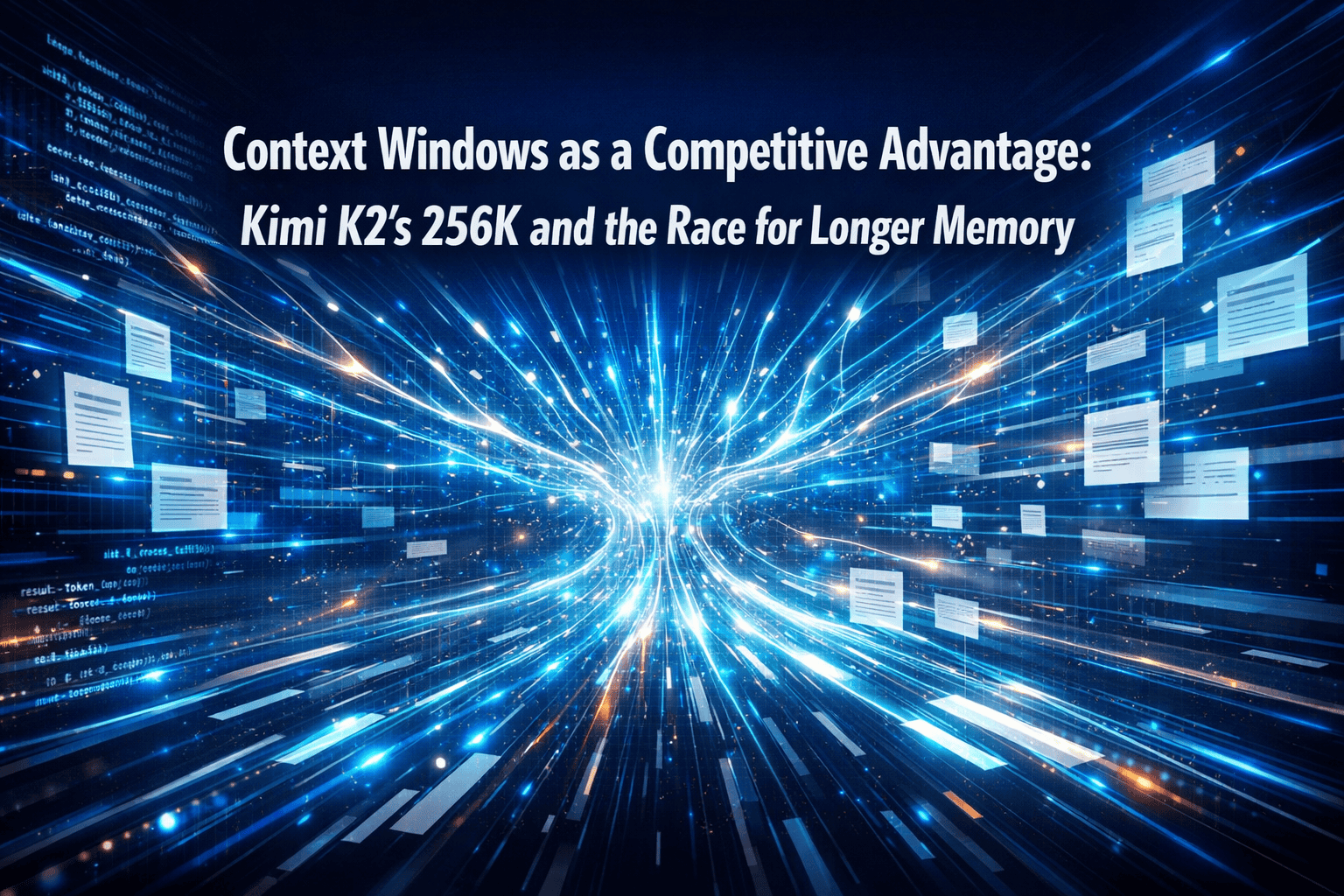 Context Windows as a Competitive Advantage: Kimi K2's 256K and the Race for Longer Memory in LLMs