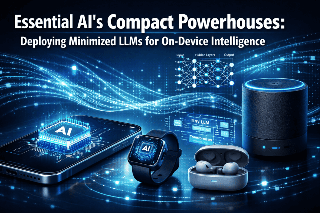 Essential AI's Compact Powerhouses: Deploying Minimized LLMs for On-Device Intelligence