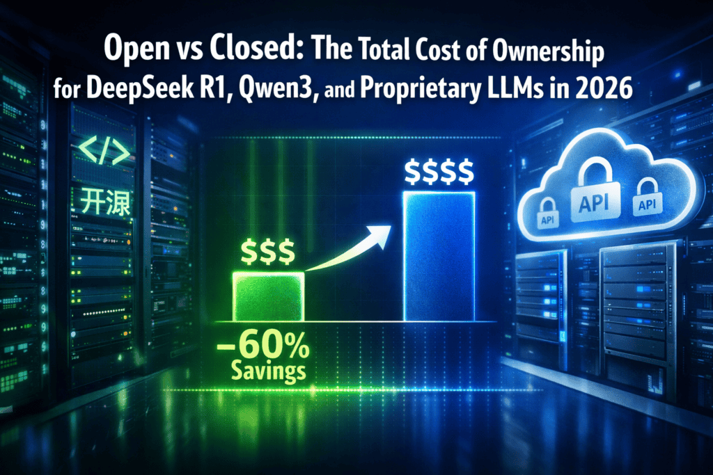 Open vs Closed: The Total Cost of Ownership for DeepSeek R1, Qwen3, and Proprietary LLMs in 2026